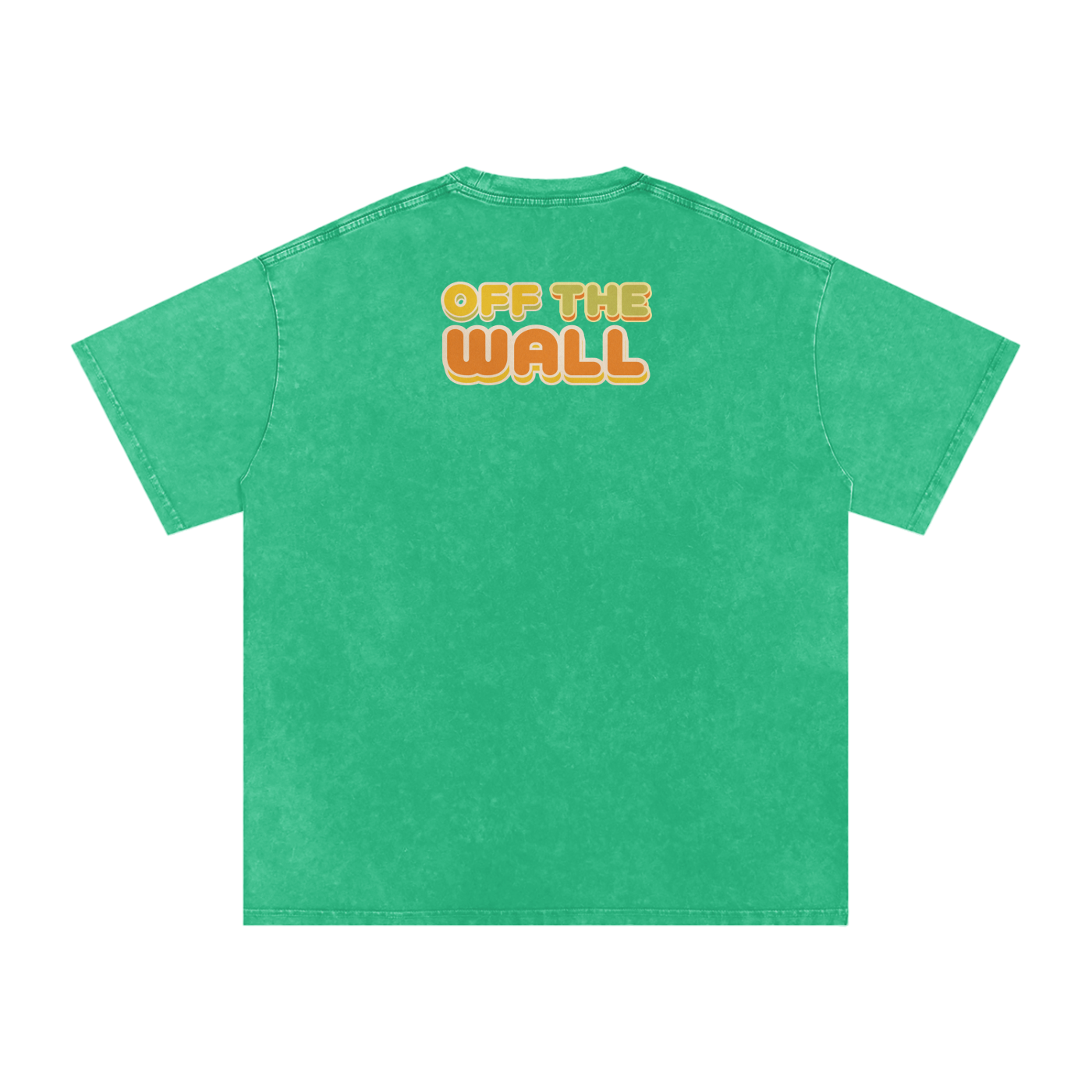 Off the Wall - Snow Washed Oversized Cotton T-Shirt