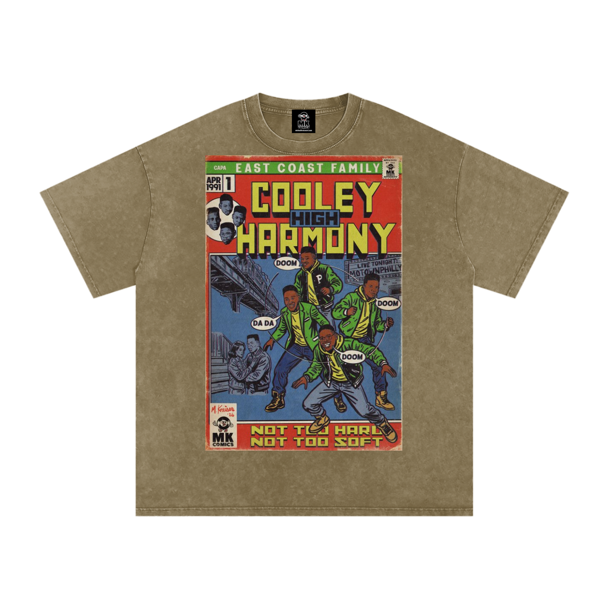 Cooleyhighharmony - Snow Washed Oversized Cotton T-Shirt
