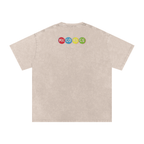 Twisted - Snow Washed Oversized Cotton T-Shirt