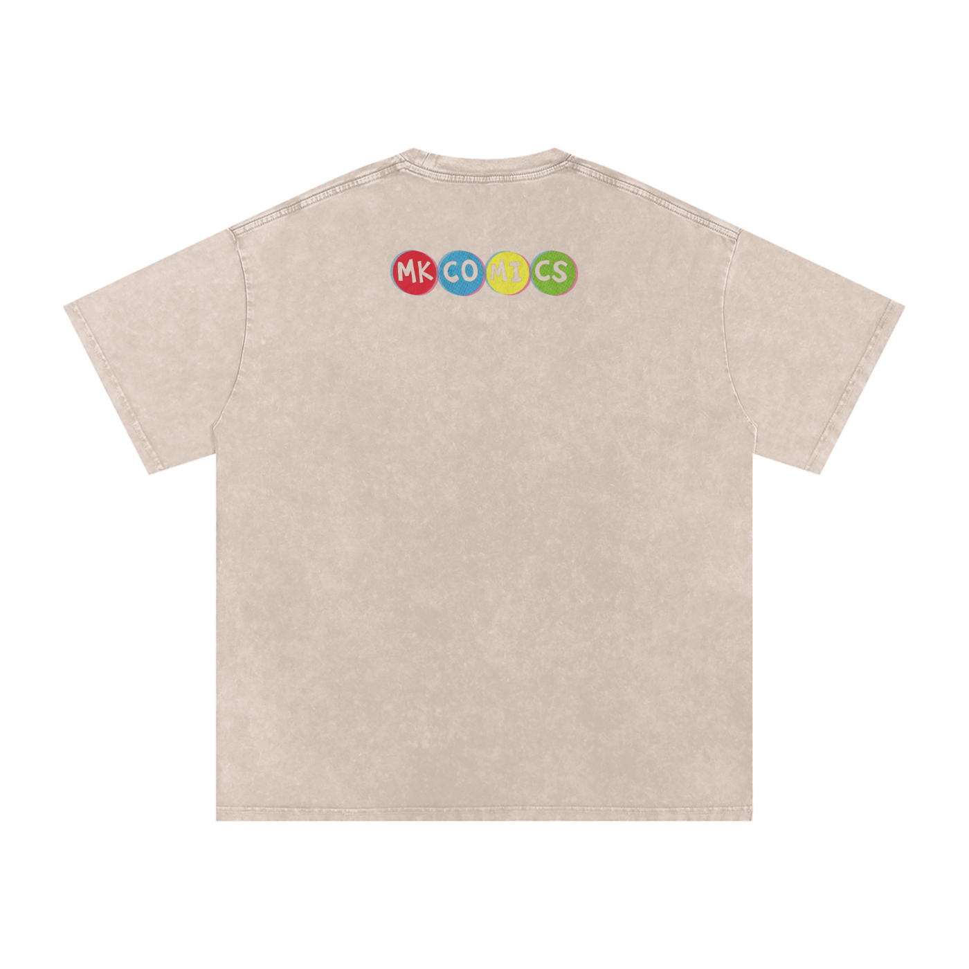 Twisted - Snow Washed Oversized Cotton T-Shirt