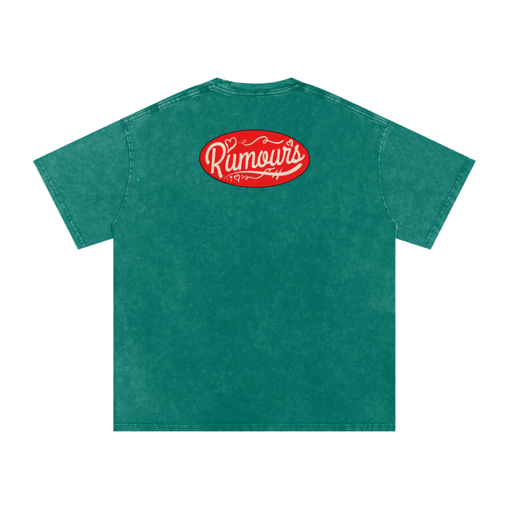 Rumours - Snow Washed Oversized Cotton T-Shirt