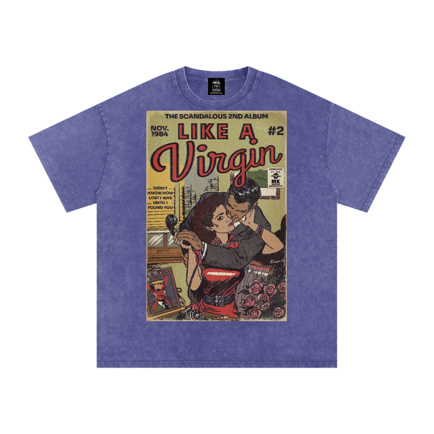 Like a Virgin - Snow Washed Oversized Cotton T-Shirt
