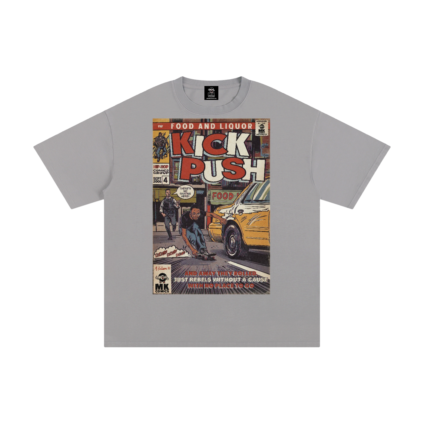 Kick, Push - Unisex Pure Cotton T-Shirt