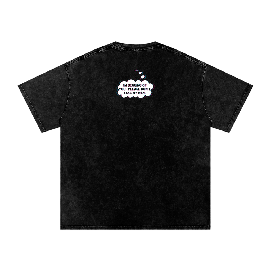 Jolene - Snow Washed Oversized Cotton T-Shirt