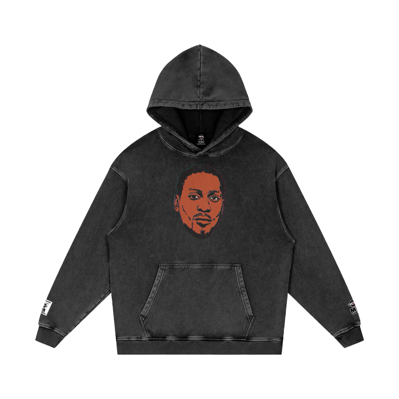 Brown Sugar - Snow Washed Loose Cotton Hoodie