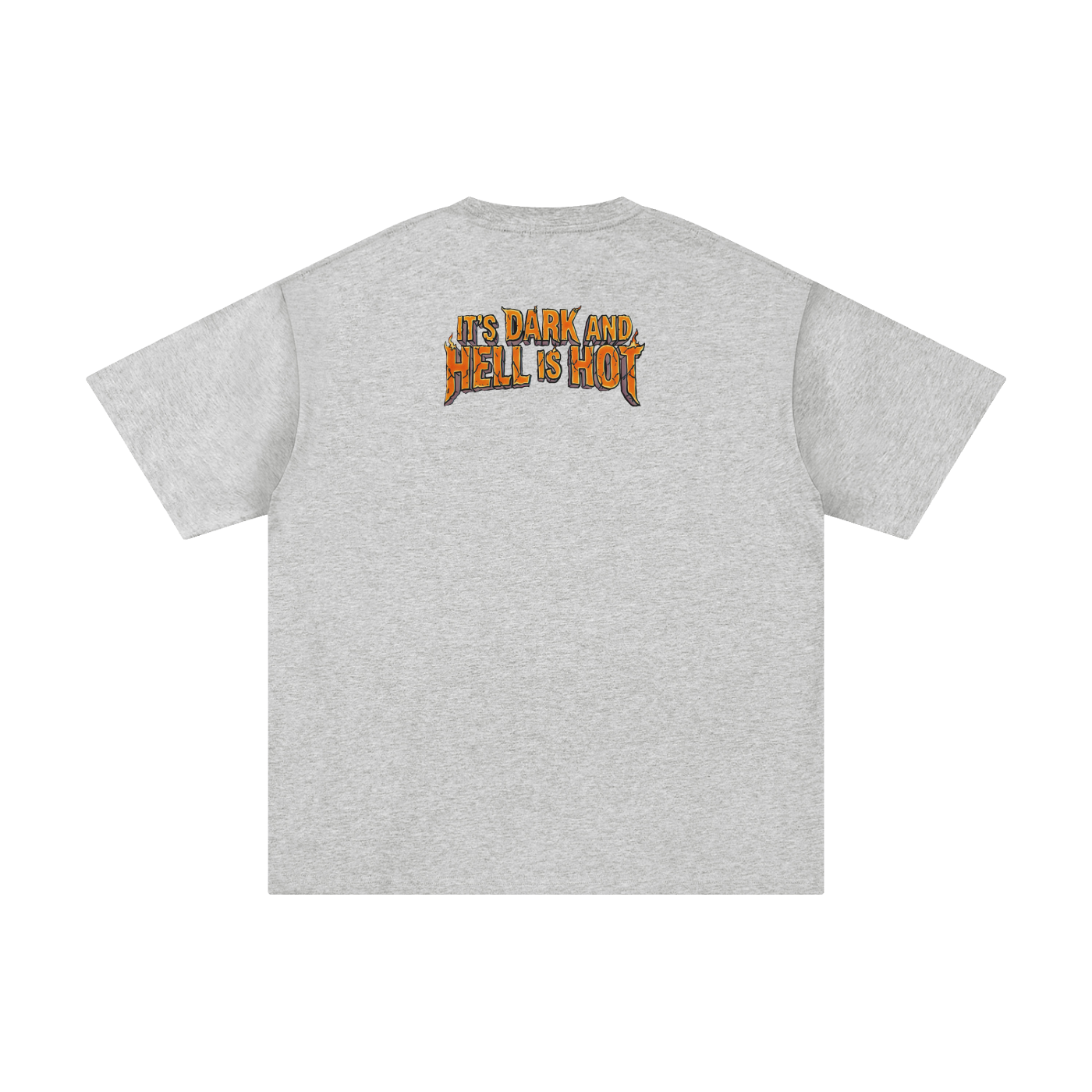 It's Dark & Hell is Hot - Unisex Pure Cotton T-Shirt