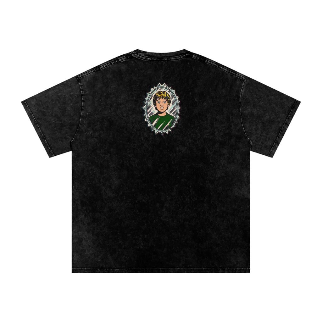 Tommy - Snow Washed Oversized Cotton T-Shirt