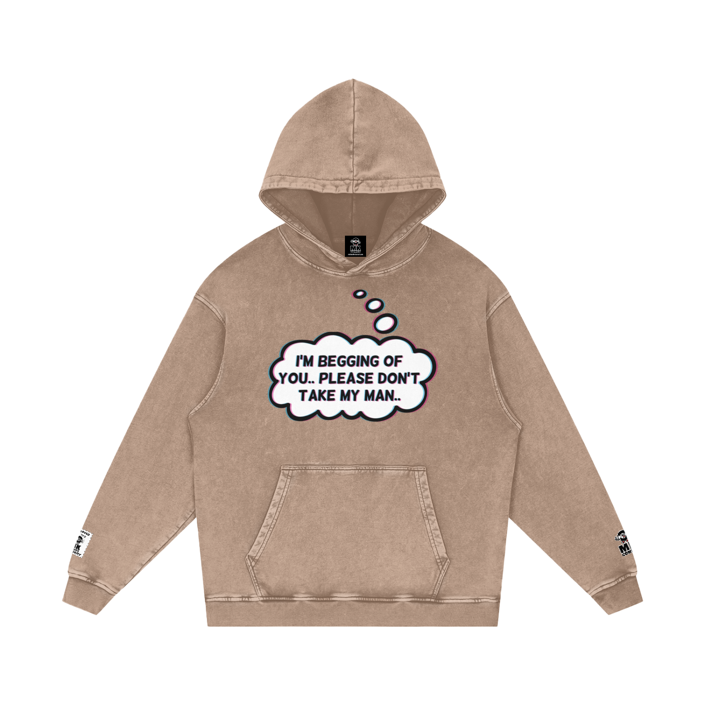 Jolene - Snow Washed Loose Cotton Hoodie