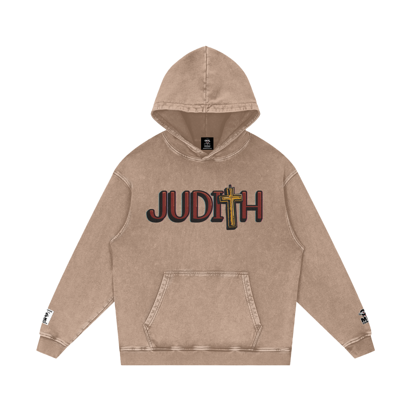 Judith - Snow Washed Loose Cotton Hoodie