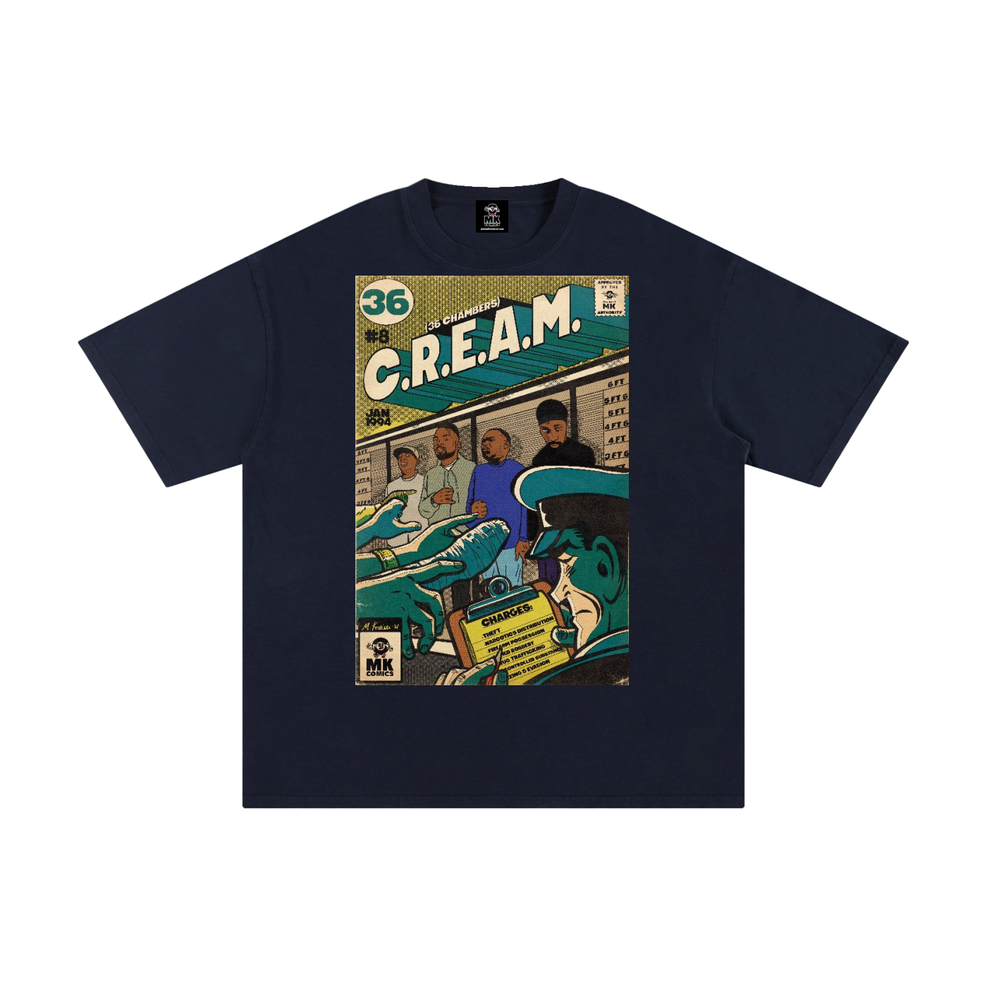 C.R.E.A.M - MK Classics - Unisex Pure Cotton T-Shirt