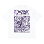Only Built 4 Cuban Linx - PURPLE EDITION/ONLY 25 AVAILABLE - Streetwear Loose Drop Shoulder T-Shirt