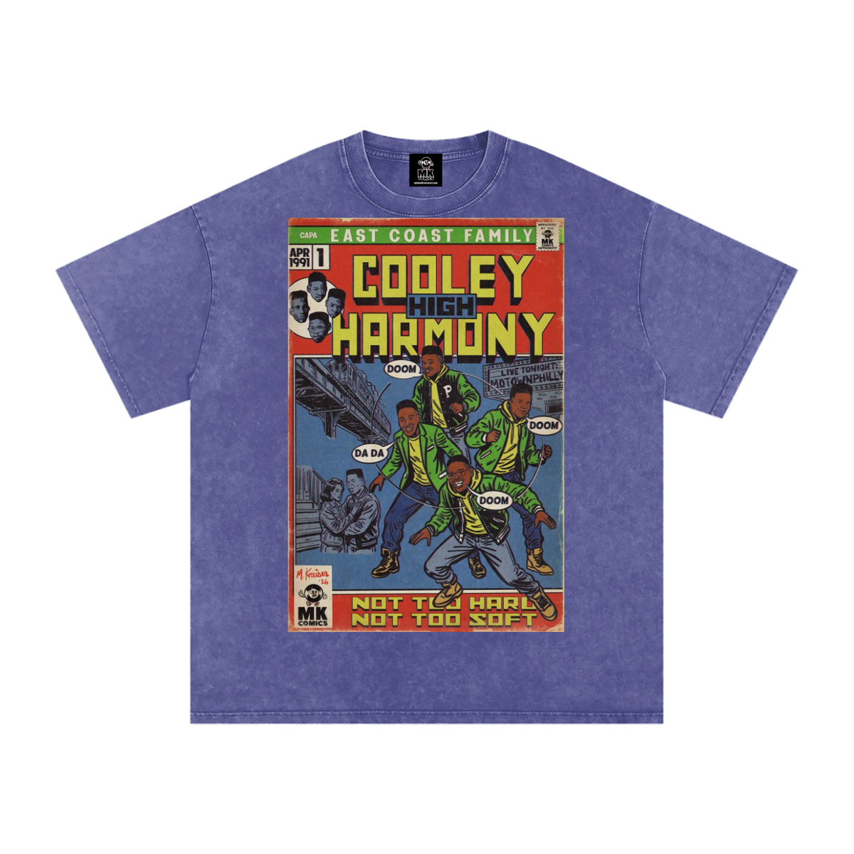 Cooleyhighharmony - Snow Washed Oversized Cotton T-Shirt