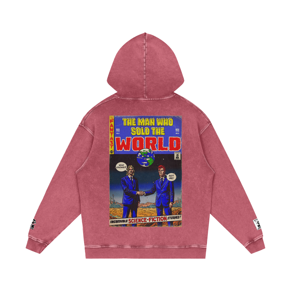 The Man who Sold the World - Snow Washed Loose Cotton Hoodie