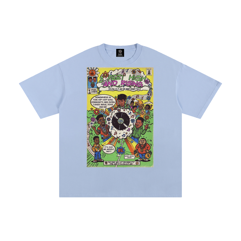 3 Feet High & Rising - Unisex Pure Cotton T-Shirt
