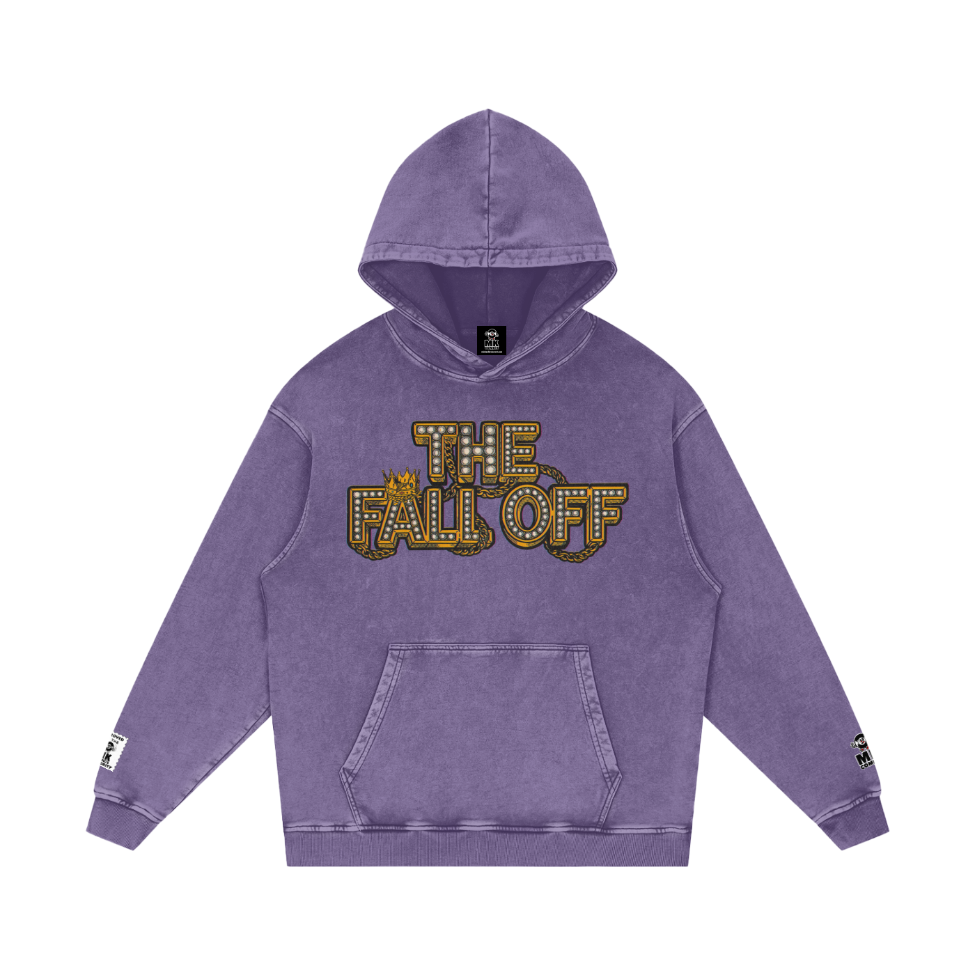 The Fall Off - Snow Washed Loose Cotton Hoodie