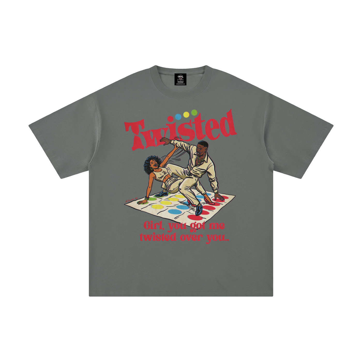 Twisted - Unisex Pure Cotton T-Shirt