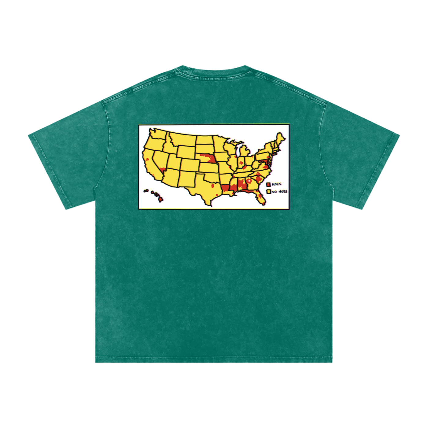 Word of Mouf - Snow Washed Oversized Cotton T-Shirt