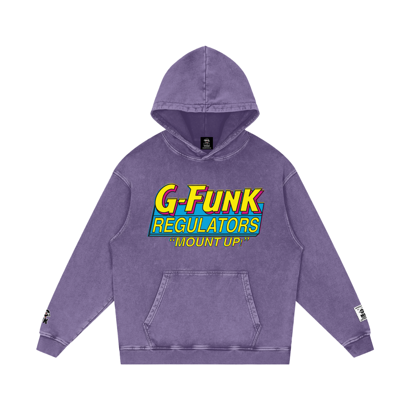 Regulate - Snow Washed Loose Cotton Hoodie