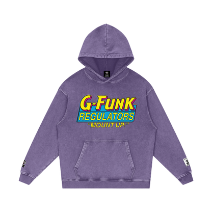 Regulate - Snow Washed Loose Cotton Hoodie