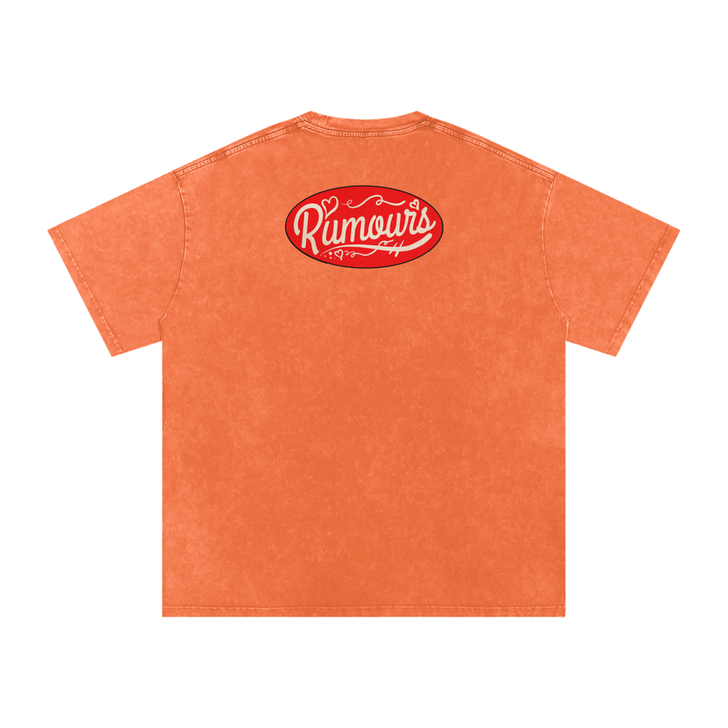 Rumours - Snow Washed Oversized Cotton T-Shirt