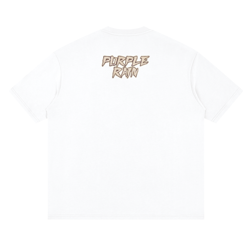 Purple Rain - LIMITED/ONLY 25 PRINTED - Streetwear Loose Drop Shoulder T-Shirt