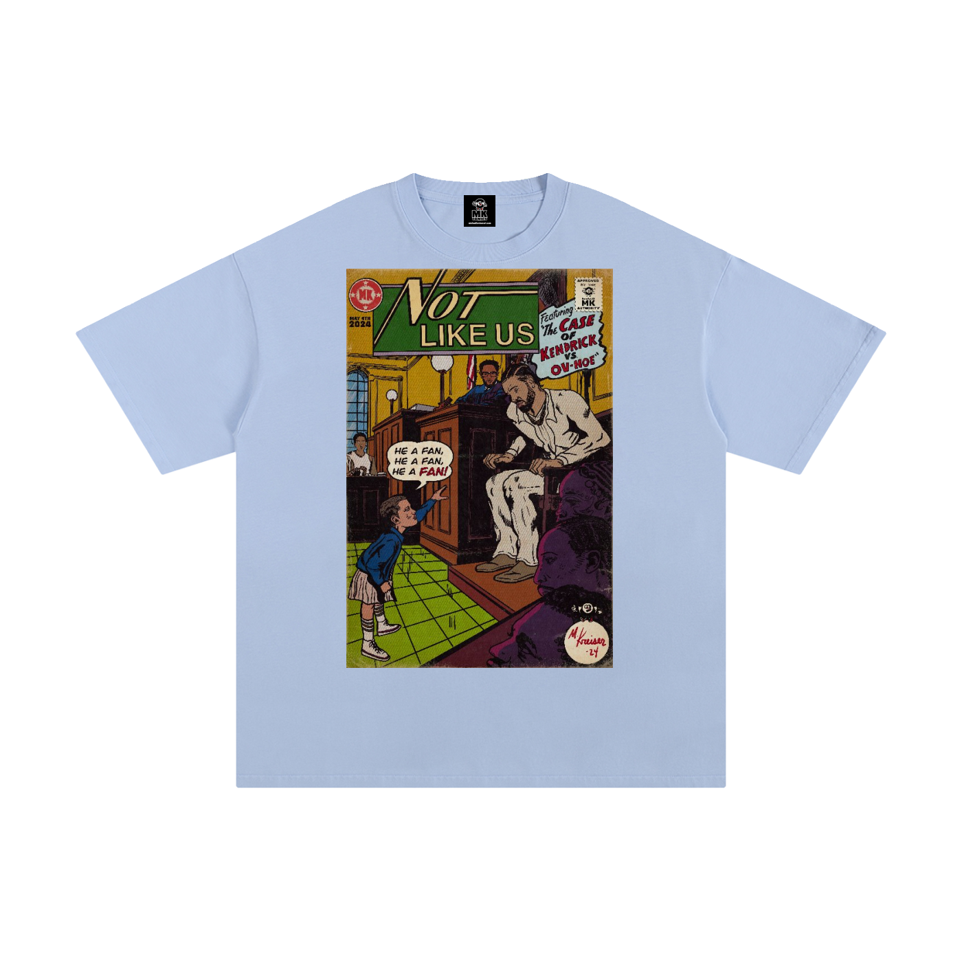 Not Like Us - MK Classics - Unisex Pure Cotton T-Shirt