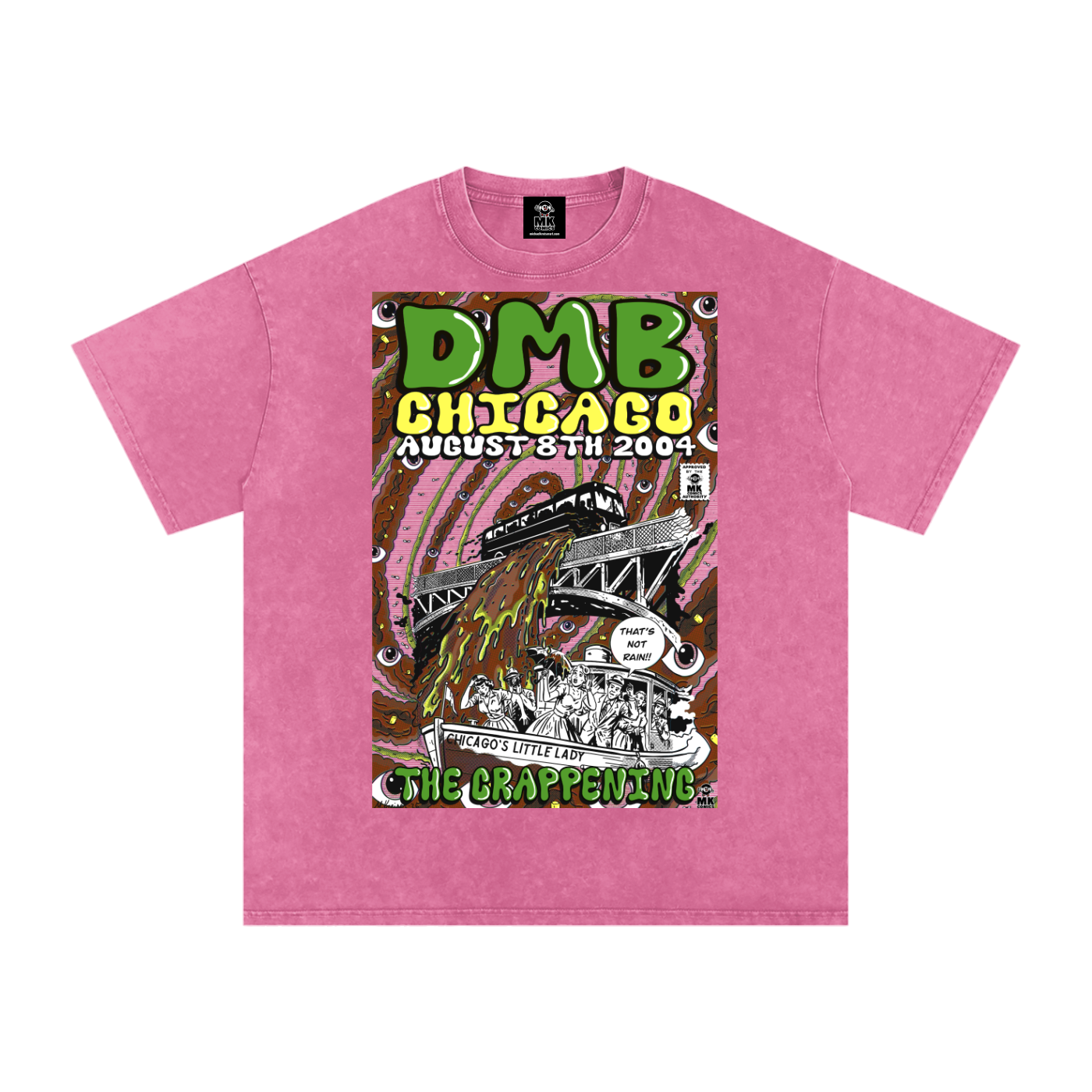 The Crappening - Snow Washed Oversized Cotton T-Shirt