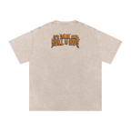 It's Dark & Hell is Hot - Snow Washed Oversized Cotton T-Shirt