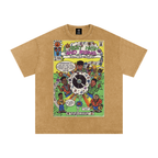 3 Feet High & Rising - Snow Washed Oversized Cotton T-Shirt