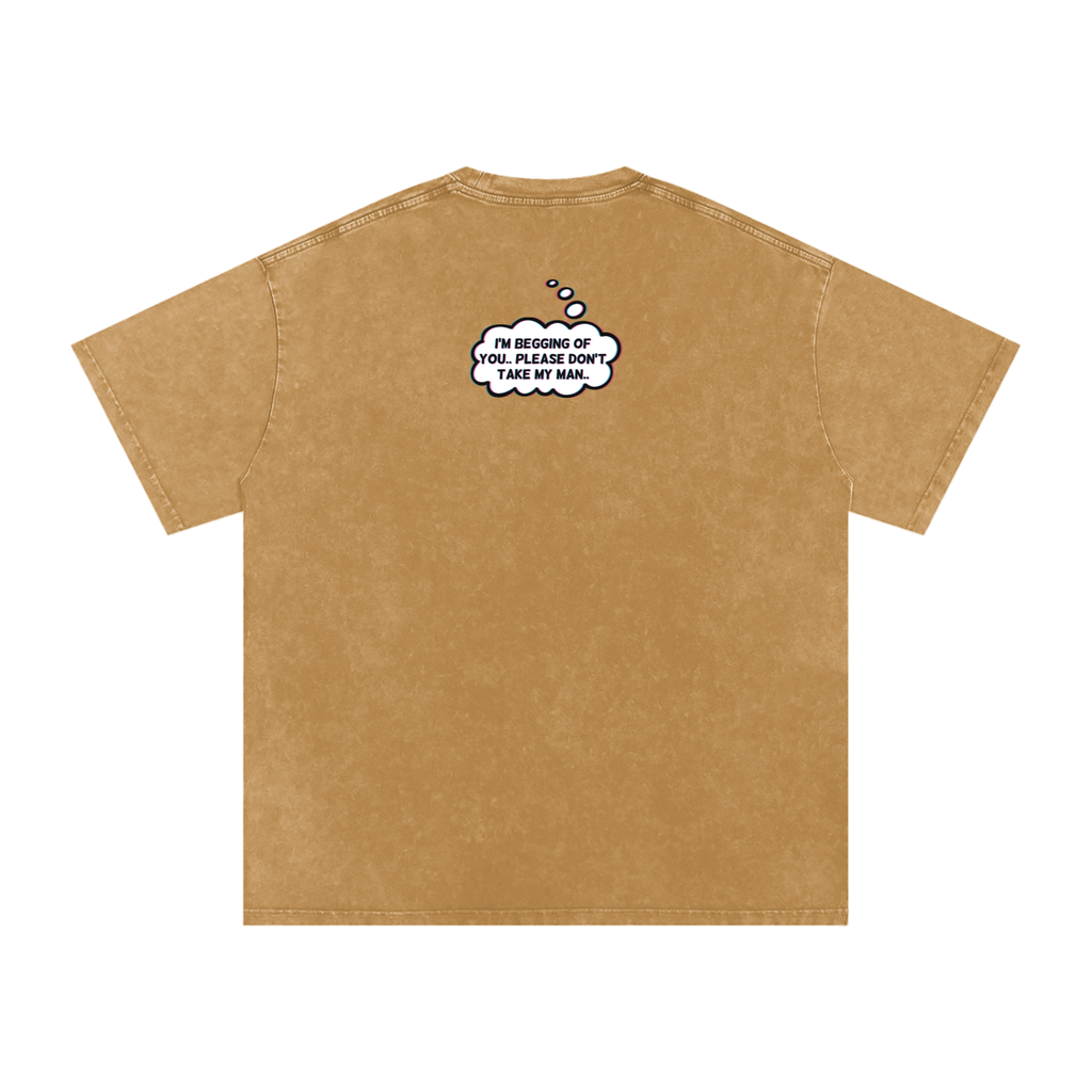 Jolene - Snow Washed Oversized Cotton T-Shirt