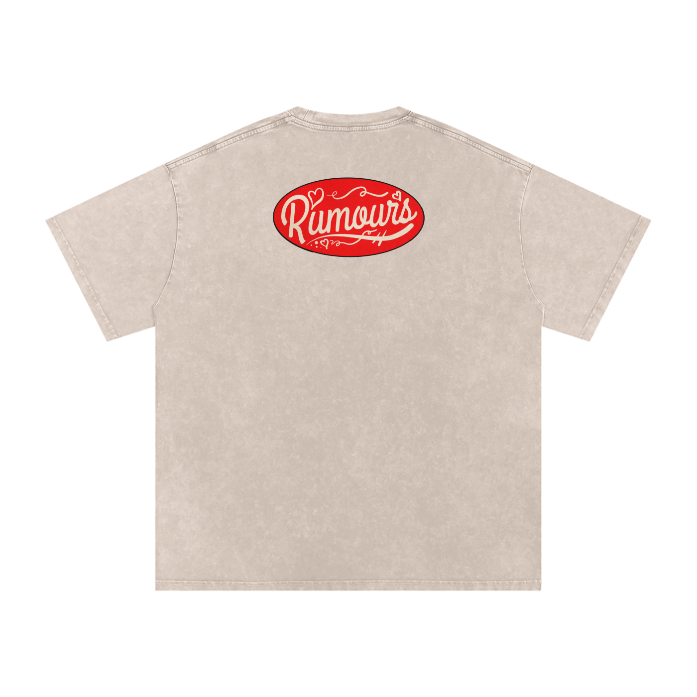 Rumours - Snow Washed Oversized Cotton T-Shirt