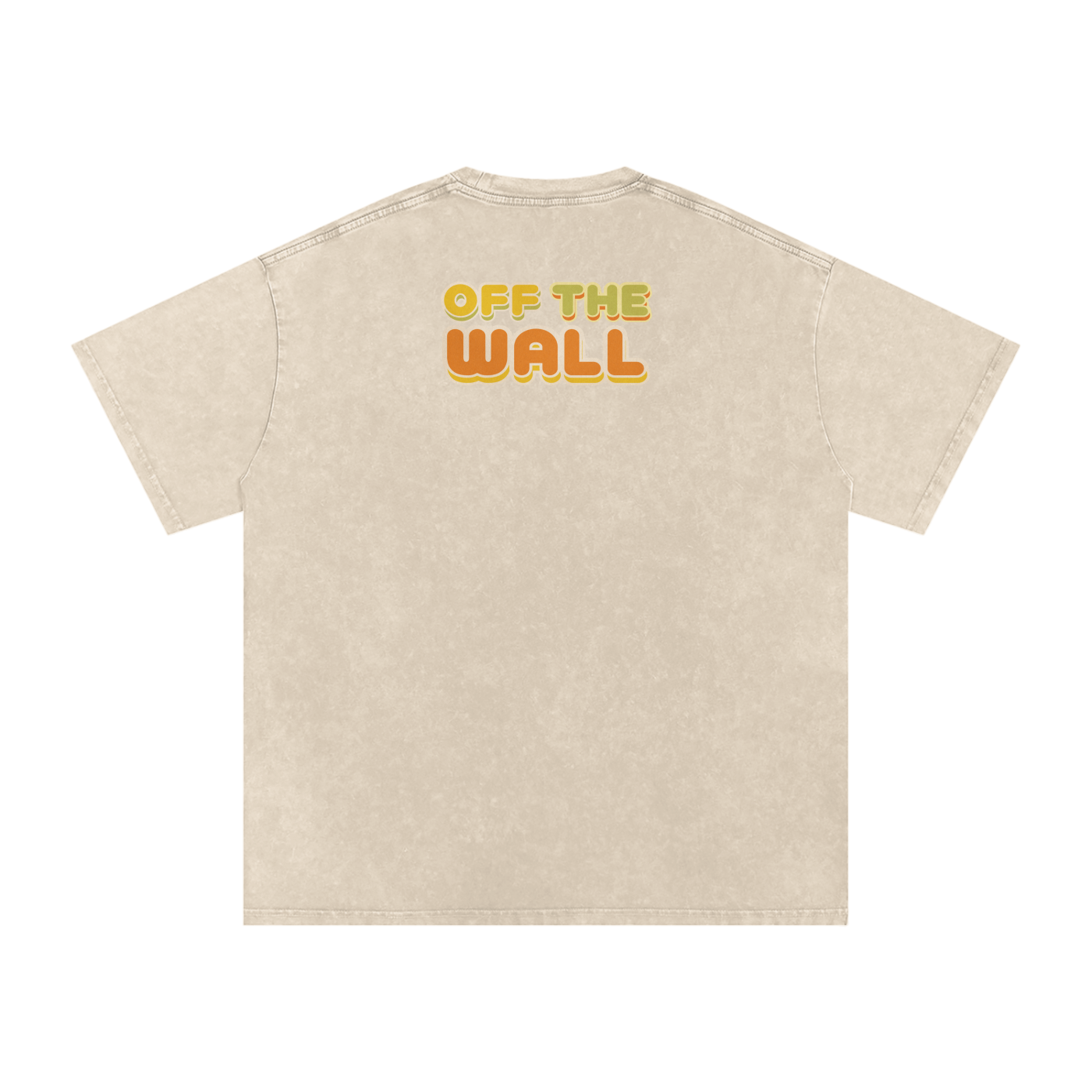 Off the Wall - Snow Washed Oversized Cotton T-Shirt