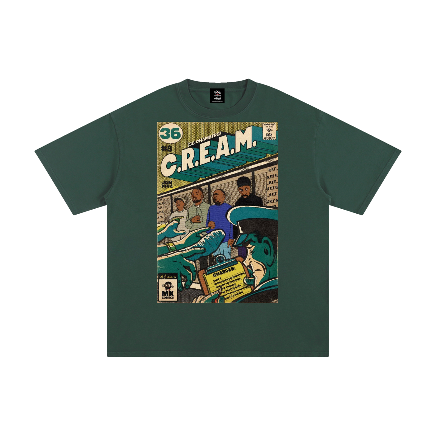 C.R.E.A.M - MK Classics - Unisex Pure Cotton T-Shirt