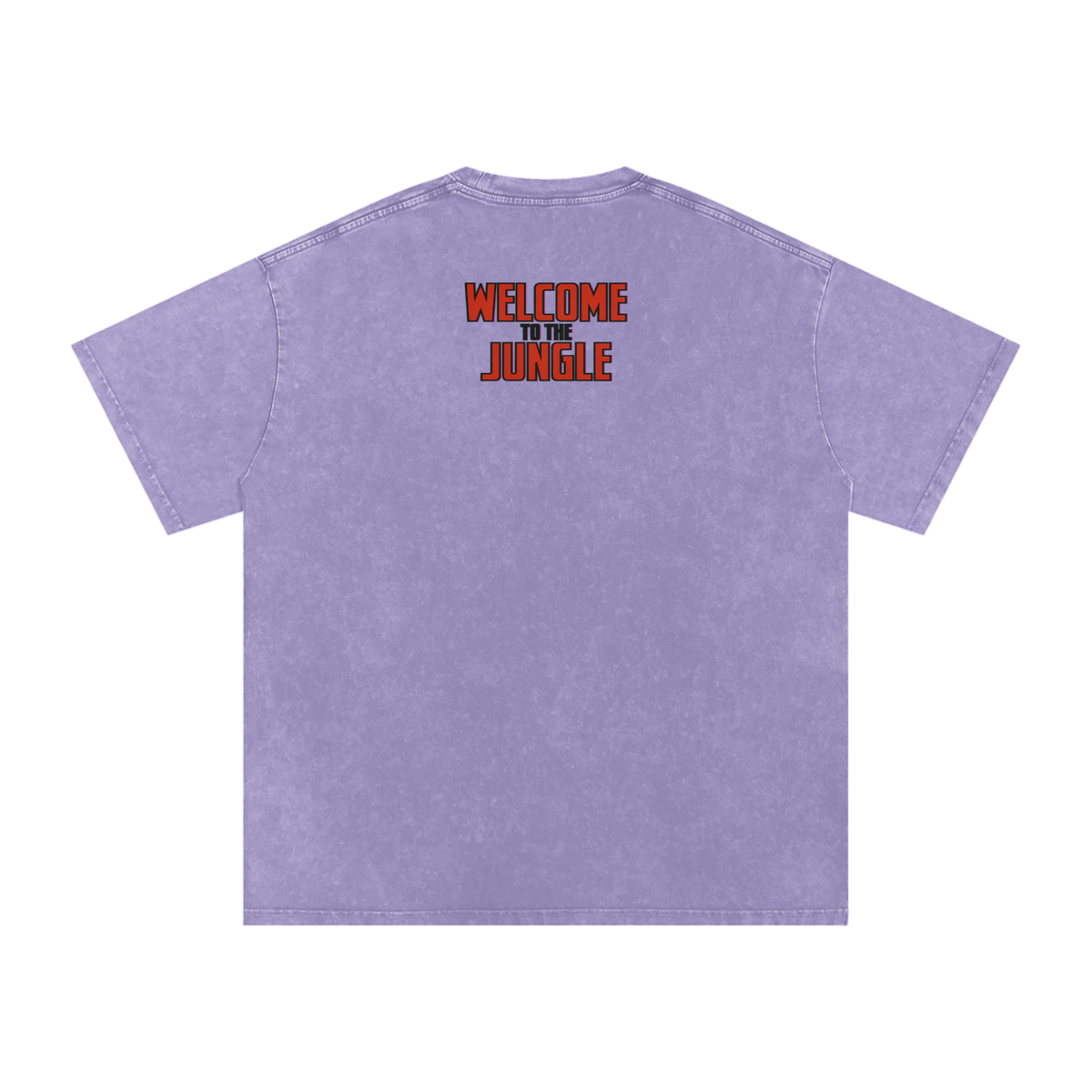 Welcome to the Jungle - Snow Washed Oversized Cotton T-Shirt