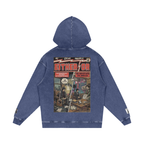 Either/Or - Snow Washed Loose Cotton Hoodie