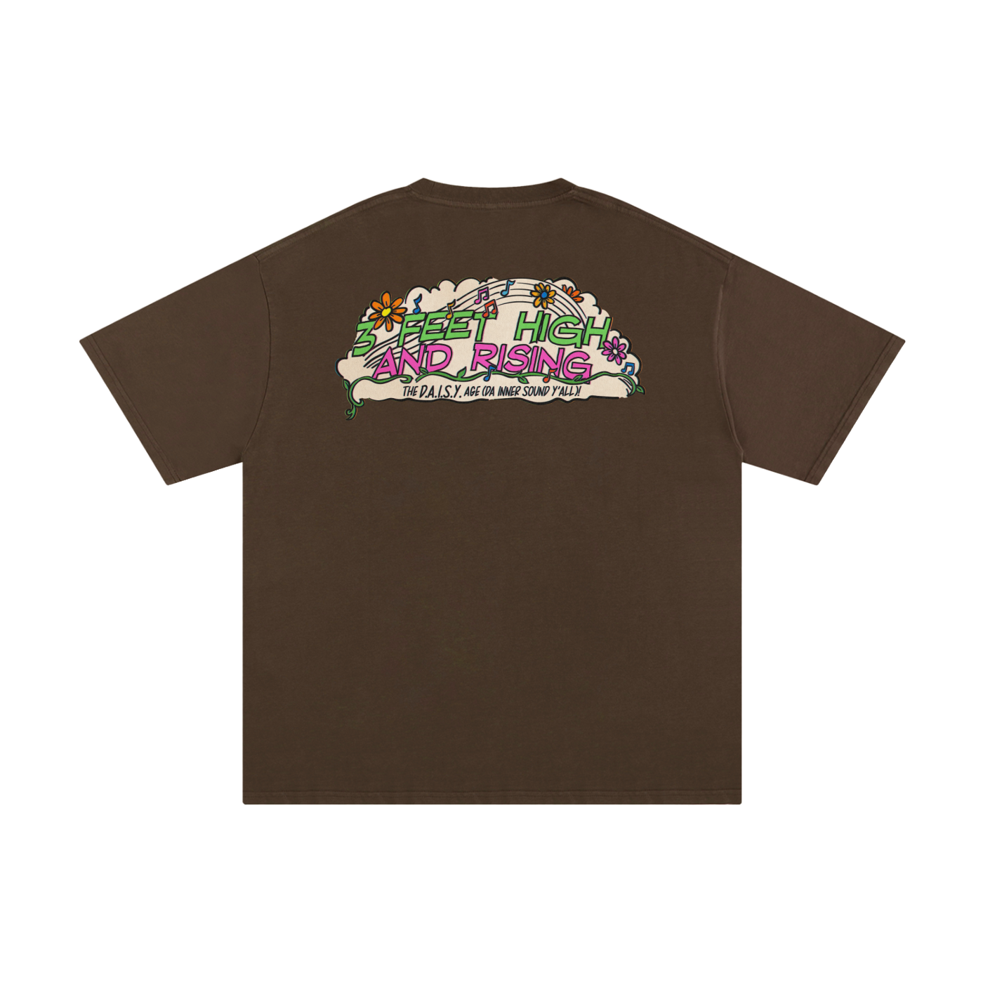 3 Feet High & Rising - Unisex Pure Cotton T-Shirt
