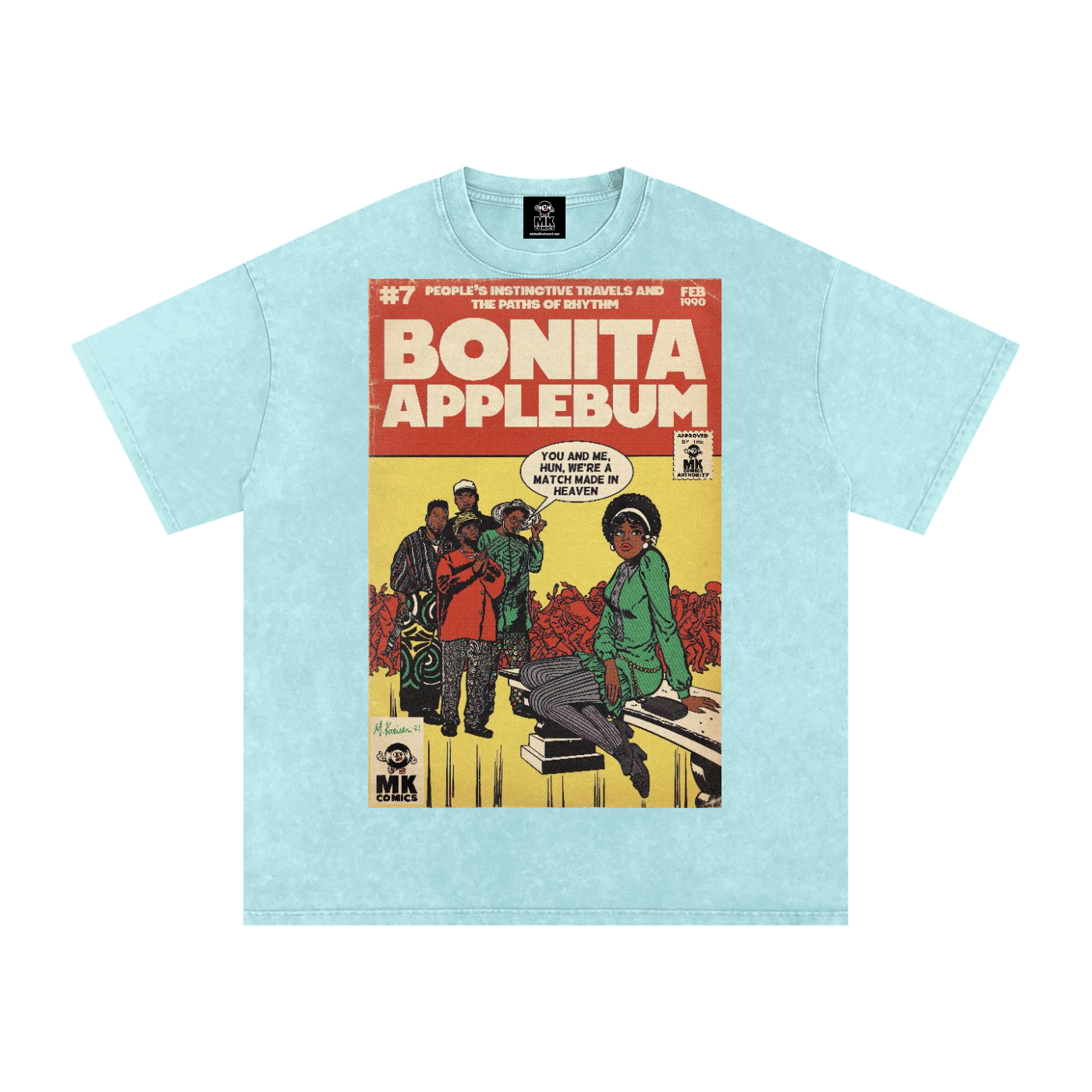 Bonita Applebum - Snow Washed Oversized Cotton T-Shirt