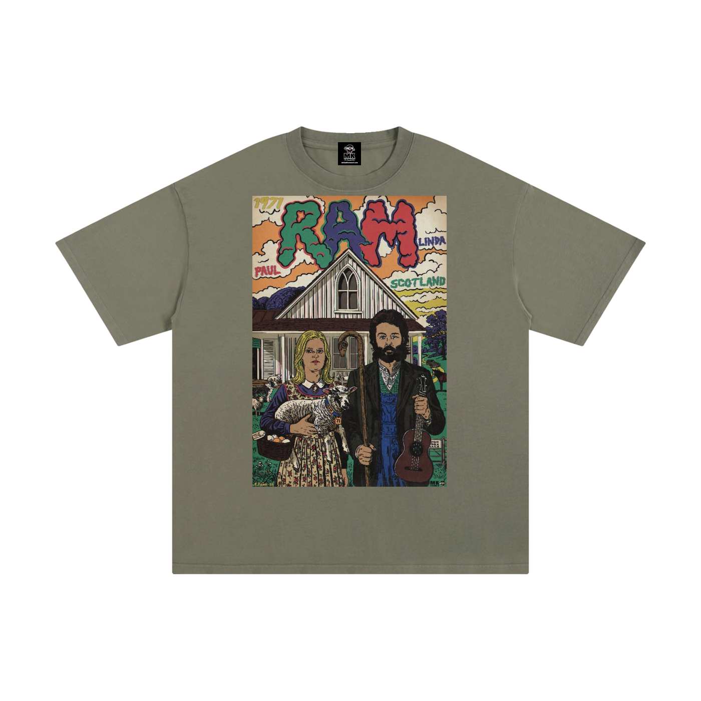 Ram - Unisex Pure Cotton T-Shirt