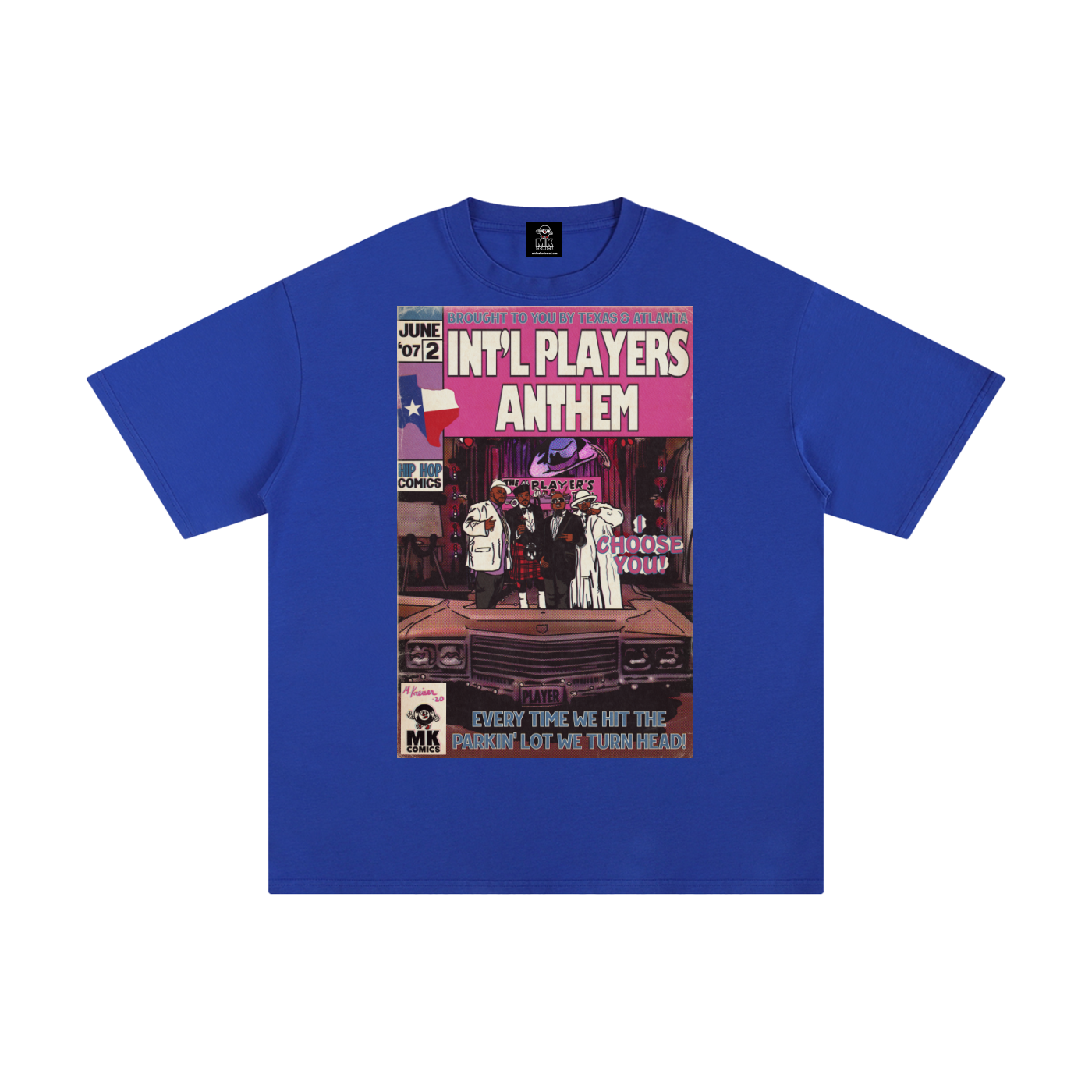 Int'l Players Anthem - MK Classics - Unisex Pure Cotton T-Shirt