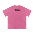 Space Oddity - Snow Washed Oversized Cotton T-Shirt