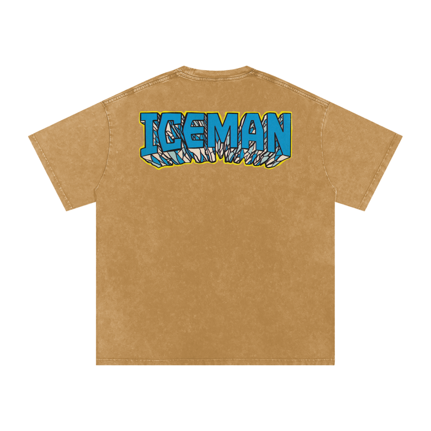 Iceman - Snow Washed Oversized Cotton T-Shirt