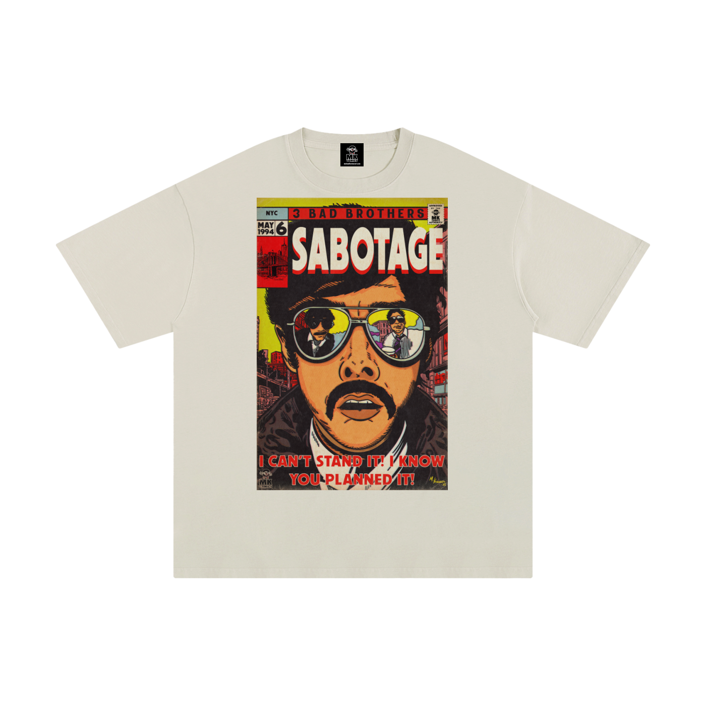 Sabotage - MK Classics - Unisex Pure Cotton T-Shirt