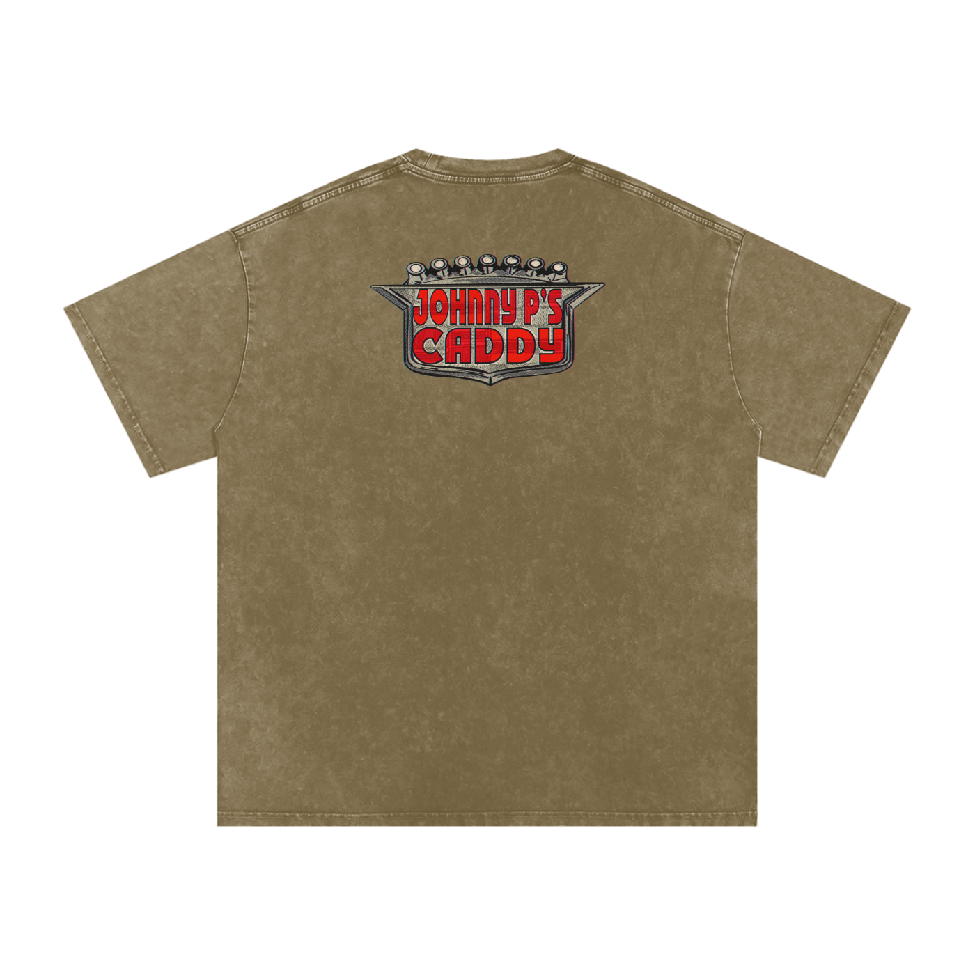 Johnny P's Caddy - Snow Washed Oversized Cotton T-Shirt
