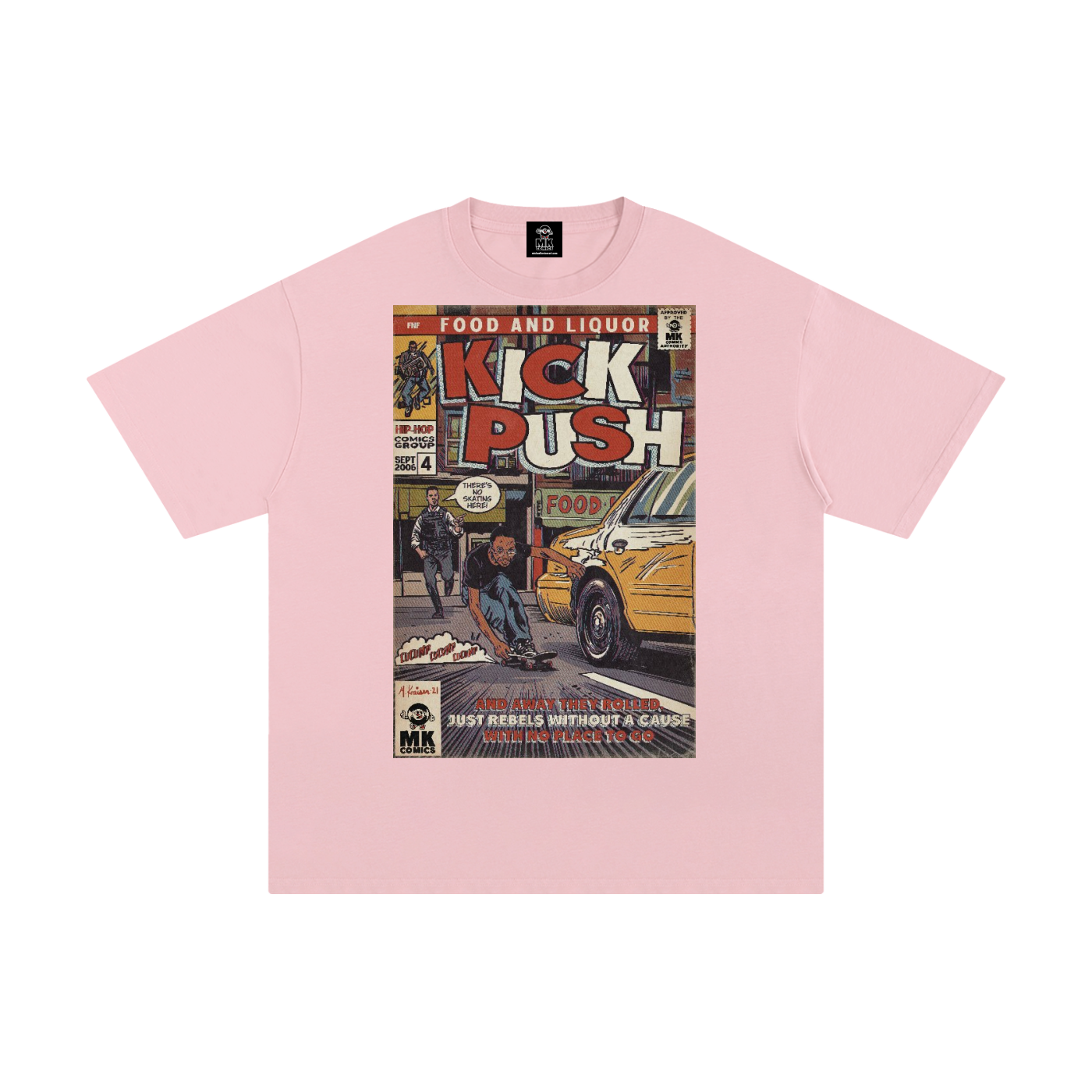 Kick, Push - Unisex Pure Cotton T-Shirt