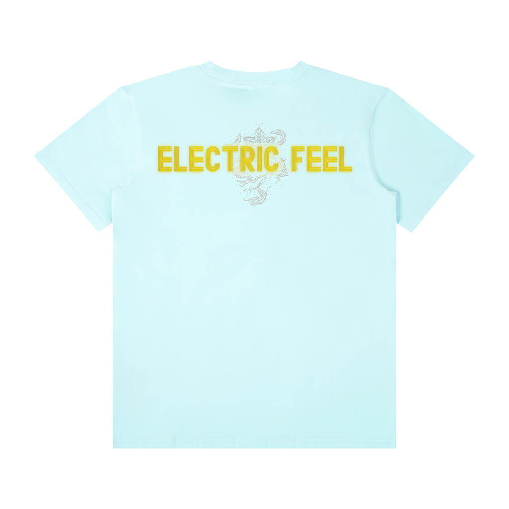 Electric Feel - SIZE UP 1 SIZE - Unisex Classic Crew Neck Cotton T-Shirt
