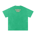Purple Rain - Snow Washed Oversized Cotton T-Shirt