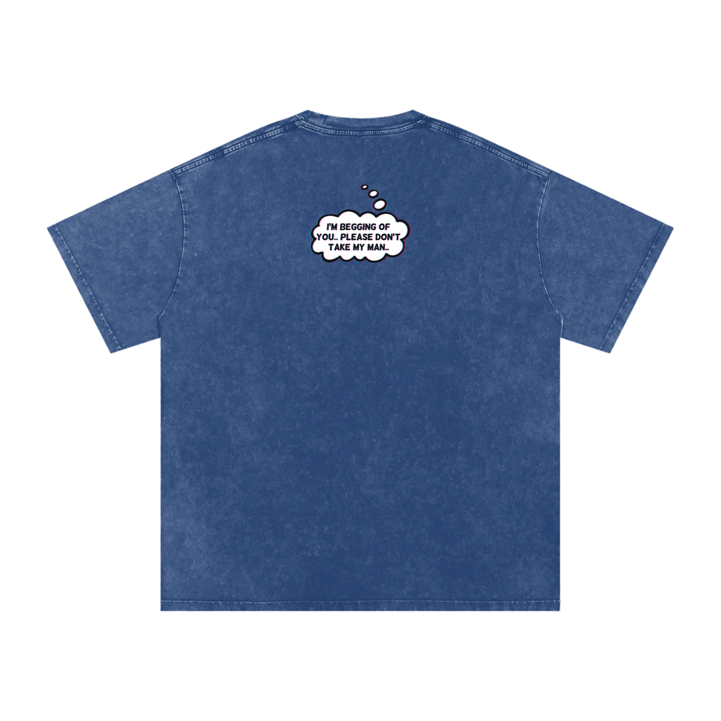 Jolene - Snow Washed Oversized Cotton T-Shirt