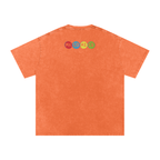 Twisted - Snow Washed Oversized Cotton T-Shirt