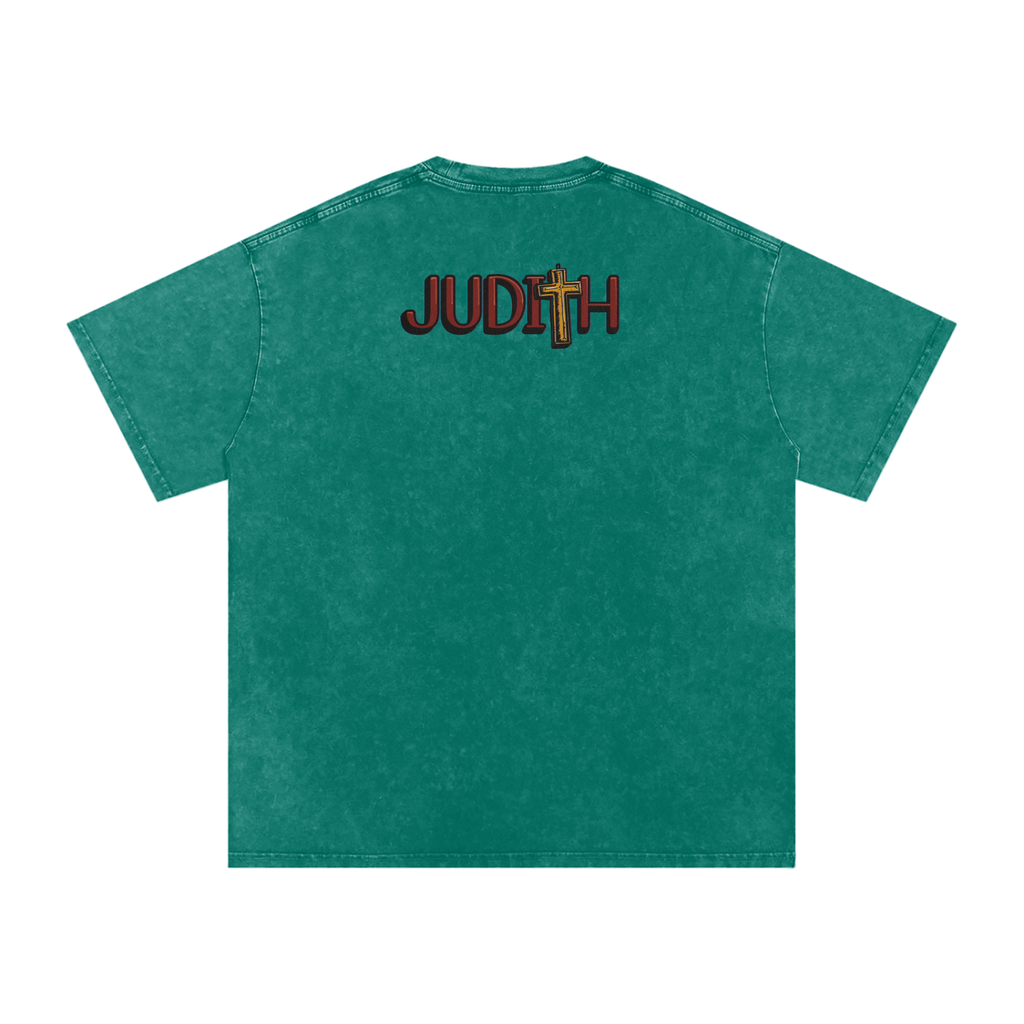 Judith - Snow Washed Oversized Cotton T-Shirt