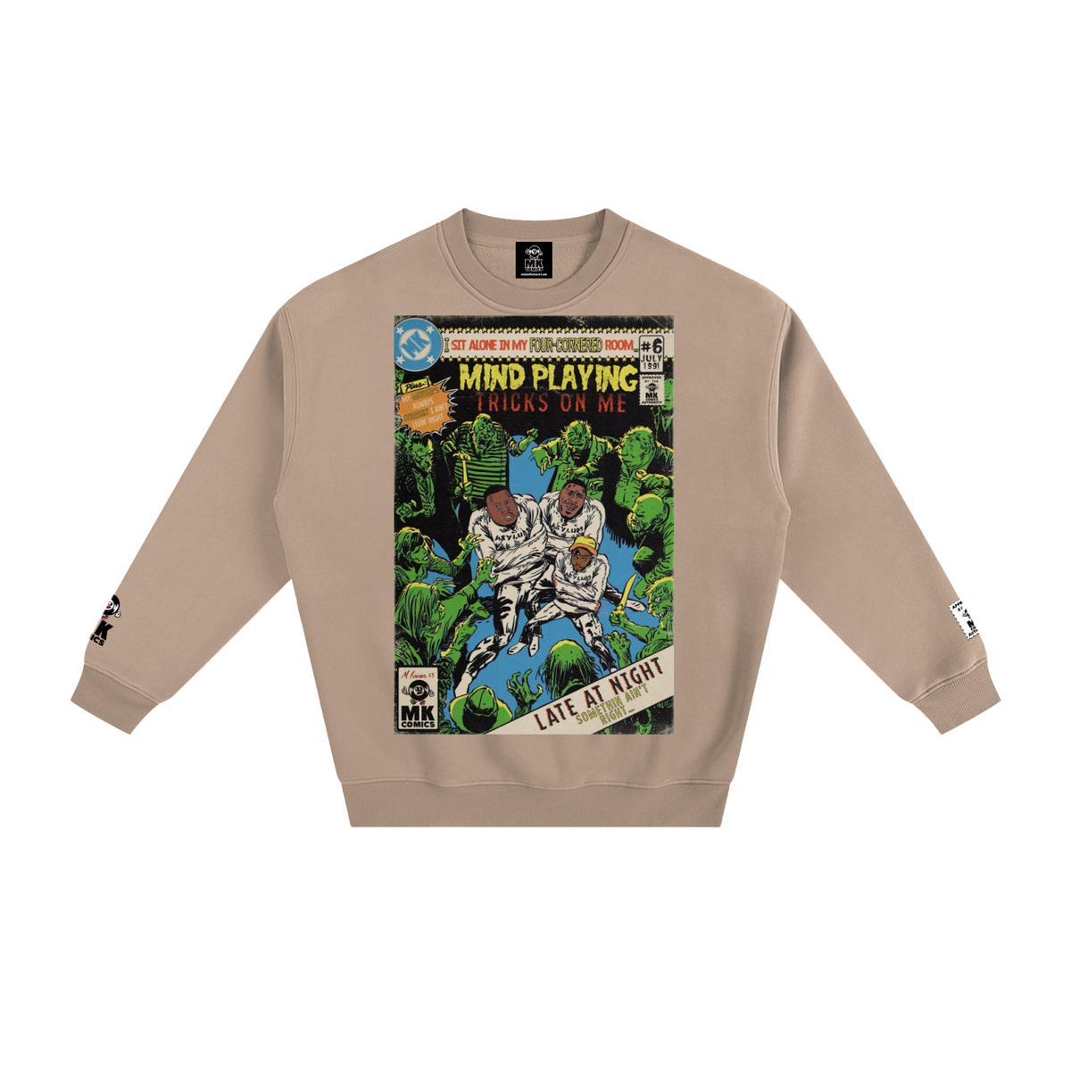 Mind Playing Tricks on me - Fleeced Sweatshirt